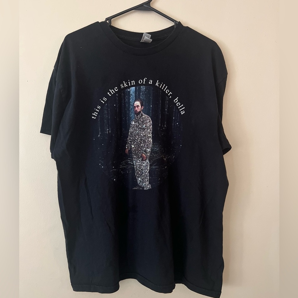 Twilight Edward Cullen Robert Pattinson meme oversized tshirt Women’s XL